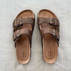 Slip-on Brown Sandal